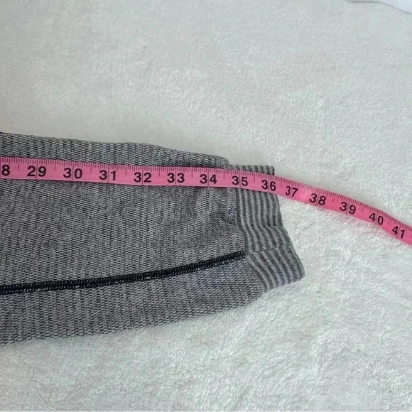 Lululemon Base Runner Yoga Joggers Pant Mini Check Pique White Heathered… - Picture 11 of 12